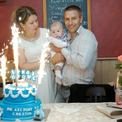Lukas Taufe in Traunreut